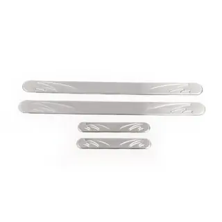 Battitacco OmsaLine (4 pz, acciaio inox)