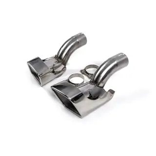 Terminali di scarico V1 (2 pz, acciaio inox) foto 1