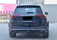 Mercedes GLE W167 2018- Diffusore posteriore con terminali di scarico GLE63 Silver (2018-2026) foto 1