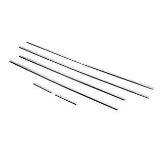 Cornici inferiori finestrini acciaio inox (6 pz) Citroen C-5 2008-2017 foto 2