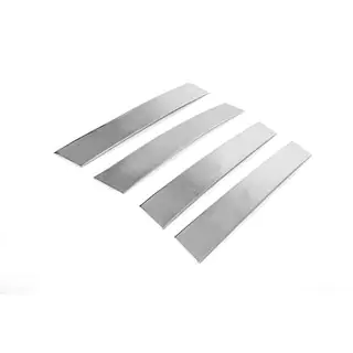 Coperture Montanti Porta Cromate (4 pz, Acciaio Inox) foto 2