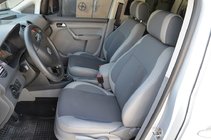 Volkswagen Caddy 2004-2010 Coprisedi Auto (Similpelle↗Tessuto, Premium) Abitacolo completo (7 posti) foto 6