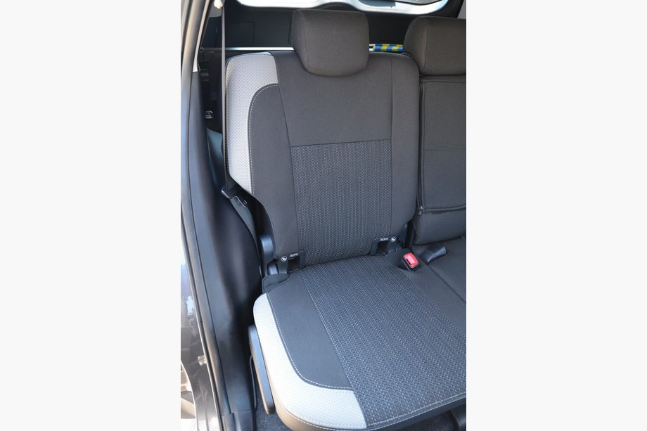 Toyota Rav 4 2013-2018 Coprisedi Auto (Similpelle↗Tessuto, Premium) Foto 4
