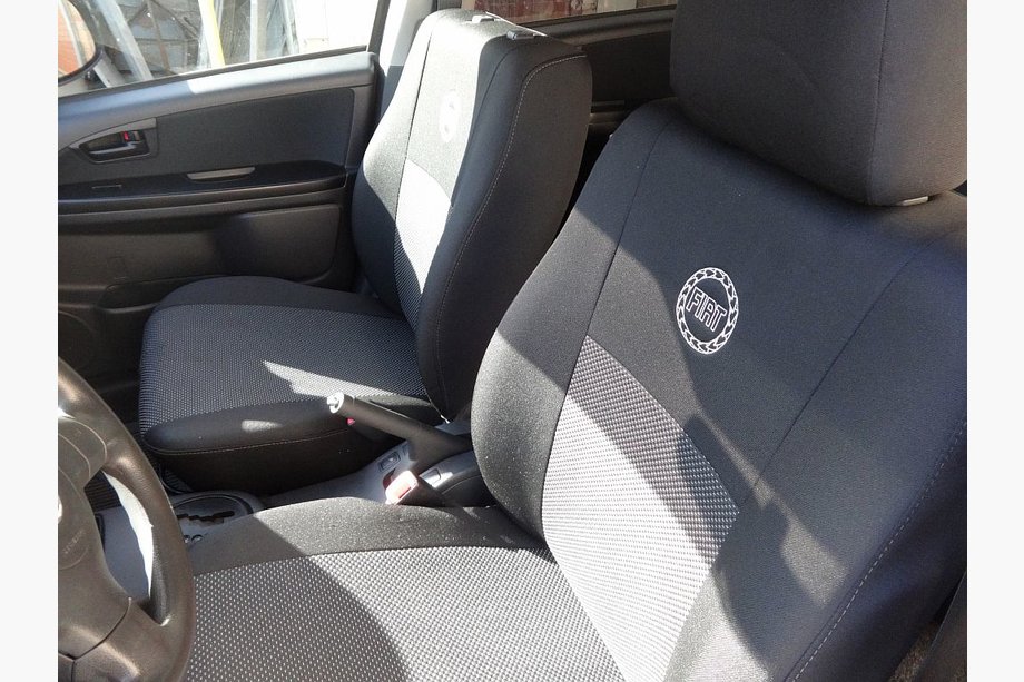 Fiat Sedici 2006-2014 Coprisedi Auto (Tessuto, Classik) Image