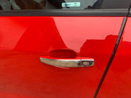 Chevrolet Aveo T300 2011-2020 Coperture Maniglie Porta CROMATE STRETTE (4 pz, Acciaio Inox, Omsa) foto 1