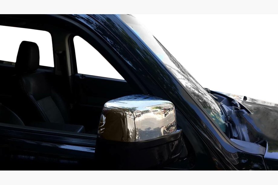 Dodge Nitro 2006-2011 Coperture Specchietti (2 pz, Acciaio Inox) Image