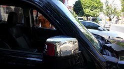 Dodge Nitro 2006-2011 Coperture Specchietti (2 pz, Acciaio Inox) foto 3
