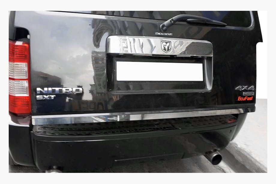 Dodge Nitro 2006-2011 Modanatura bagagliaio acciaio inox Image