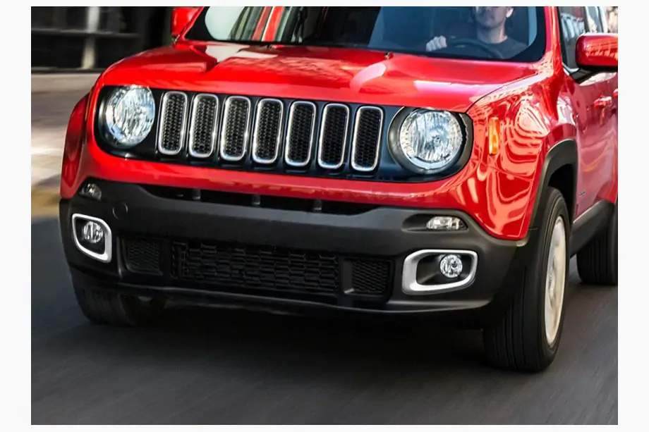 Jeep Renegade 2014- Coperture Cromate Fendinebbia 2014-2018 (2 pz Acciaio Inox) Image