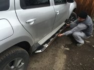 Renault Duster 2008–2017 Pedane Laterali Vison (2 pz., Alluminio e Acciaio Inox) foto 1
