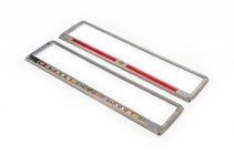 Portatarga BANDIERE (2 pz, Acciaio Inox) foto 1