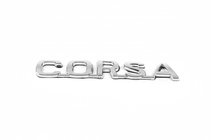 Opel Corsa D 2007-2014 Scritta Corsa 12,5cm x 2,0cm foto 1