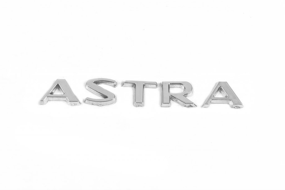 Opel Astra G classic 1998-2012 Scritta Astra (128mm x 17mm) Image
