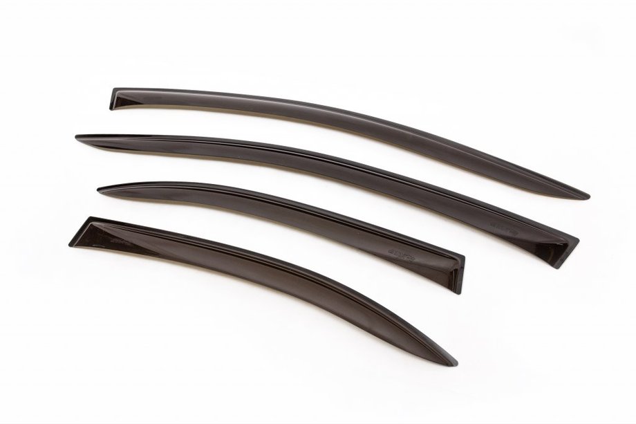 Mitsubishi Lancer X 2008- Deflettori Finestrini (4 pz, ANV) Image