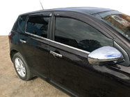 Nissan Qashqai 2010-2014 Cornici esterne porta (4 pz, acciaio inox) Base Standard, OmsaLine - Acciaio Inox Italiano foto 1