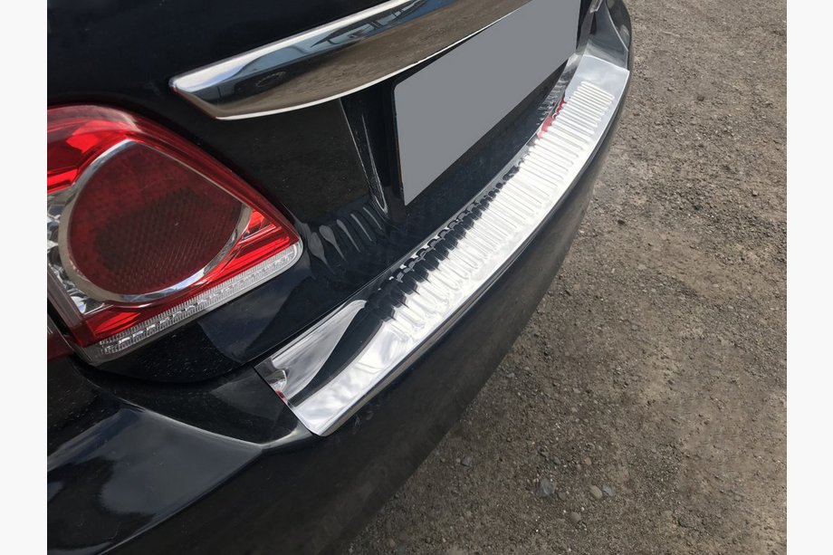 Toyota Corolla 2007-2013 Protezione paraurti posteriore acciaio inox Image