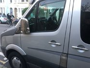 Volkswagen Crafter 2006-2016 Coperture Maniglie Porta Cromate (4 pz, Acciaio Inox) foto 3