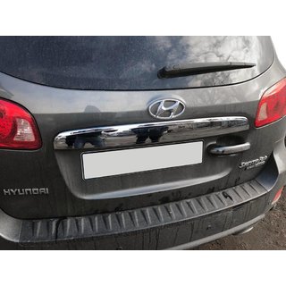 Modanatura sopra targa (acciaio inox) Hyundai Santa Fe 2 2006-2012 foto 1