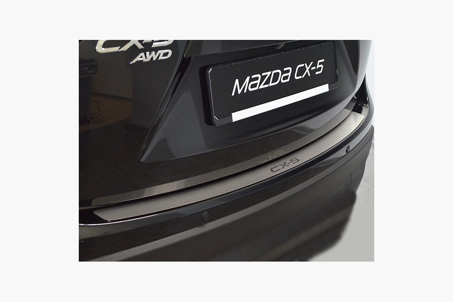 Mazda CX-5 2012-2017 Protezione paraurti posteriore Natanika (acciaio inox) Image
