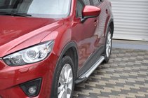 Mazda CX-5 2012-2017 Pedane Laterali Allmond Grey (2 pz, Alluminio) foto 1
