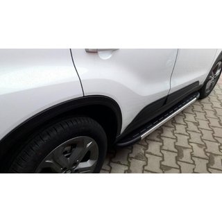 Pedane Laterali Duru (2 pz, Alluminio) Suzuki Vitara 2015- foto 3
