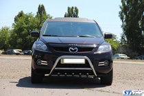Mazda CX-9 2007-2016 Protezione Anteriore WT003 (Acciaio Inox) foto 2