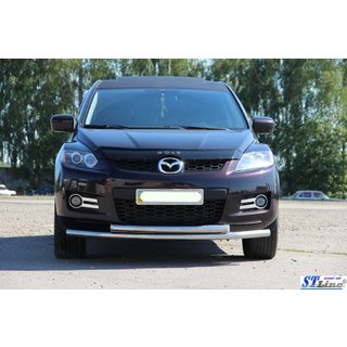 Protezione Anteriore ST014 (Acciaio Inox) Mazda CX-7 2006-2012 foto 2