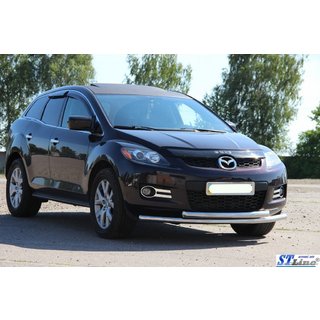 Protezione Anteriore ST014 (Acciaio Inox) Mazda CX-7 2006-2012 foto 4