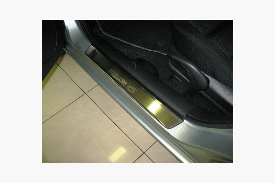Mazda 6 2003-2008 Coperture battitacco Nataniko (4 pz, acciaio inox) Image