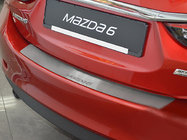 Mazda 6 2012-2024 Protezione Paraurti Posteriore Nataniko (4D, Acciaio Inox) foto 1