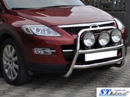 Mazda CX-7 2006-2012 Protezione Anteriore WT018 (Acciaio Inox) foto 2