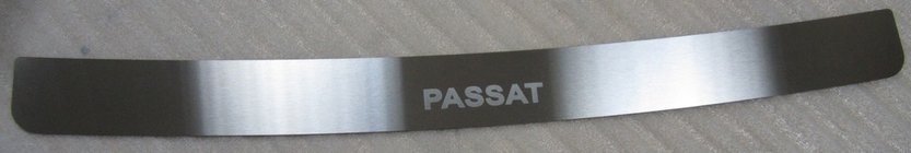 Volkswagen Passat B6 2006-2012 Protezione paraurti posteriore Nataniko (acciaio inox) foto 2