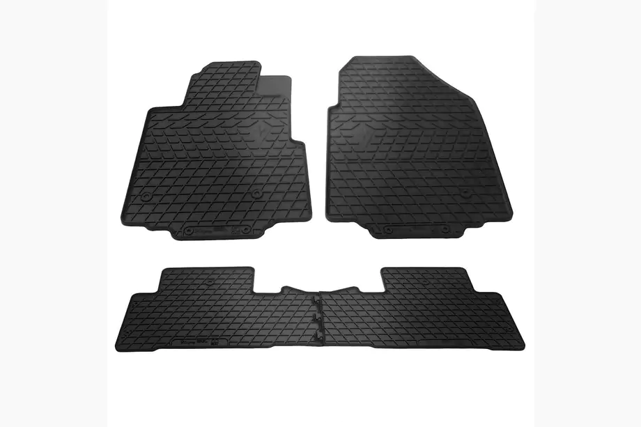 Honda Pilot 2008-2015 Tappetini in gomma (4 pz, Stingray Premium) Image