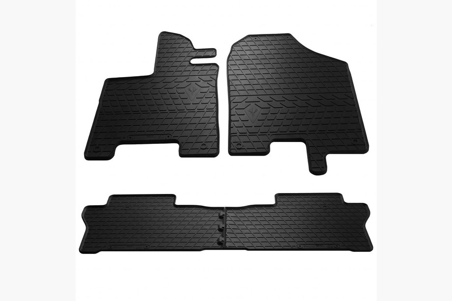 Honda Pilot 2015-2022 Tappetini in gomma (4 pz, Stingray Premium) Image