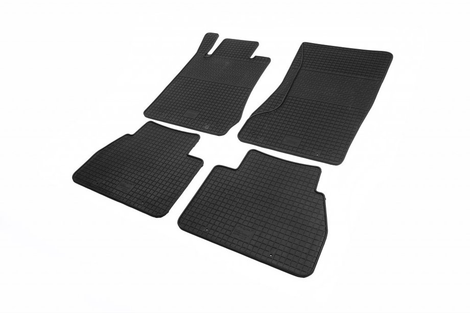 Mercedes E-class W211 2002-2009 Tappetini in gomma (4 pz, Polytep) Image