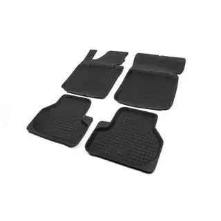 Tappetini in gomma con bordo (4 pz, Polytep)