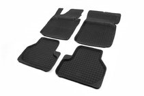 Seat Leon 2005-2012 Tappetini in gomma con bordo (4 pz, Polytep) foto 1