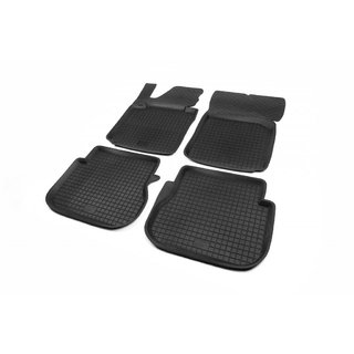 Tappetini in gomma con bordo (4 pz, Polytep)
