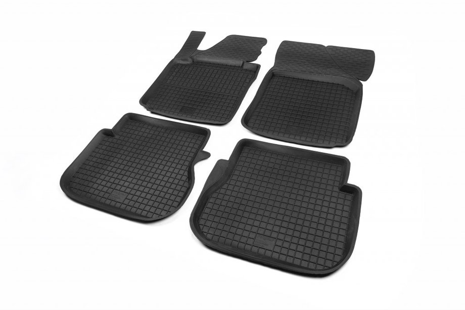Volkswagen Caddy 2015-2020 Tappetini in gomma con bordo (4 pz, Polytep) Image