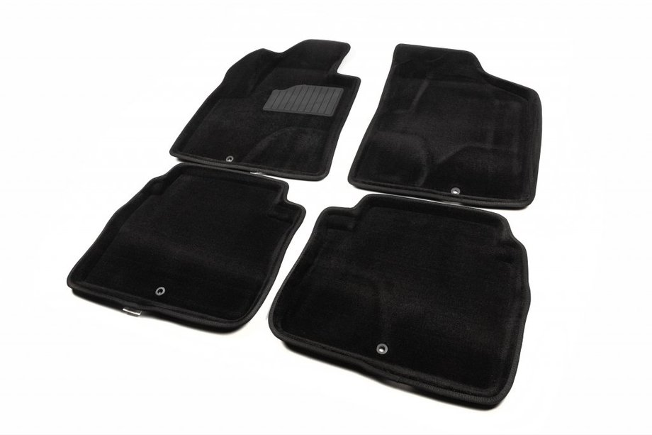 Hyundai Santa Fe 2 2006-2012 Tappetini auto tessili 3D (Seintex) Foto 1