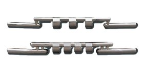 Renault Duster 2008–2017 Protezione Anteriore ST009-15 (Acciaio Inox) foto 1