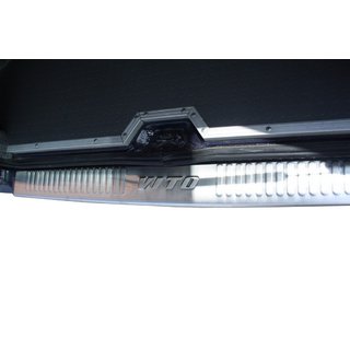 Protezione paraurti posteriore acciaio inox (Omsa) Mercedes Vito W638 1996-2003 foto 1