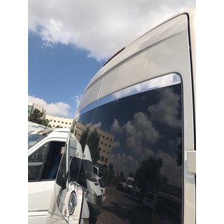 Cornici Superiori Finestrini Acciaio Inox Volkswagen Crafter 2006-2016 foto 2