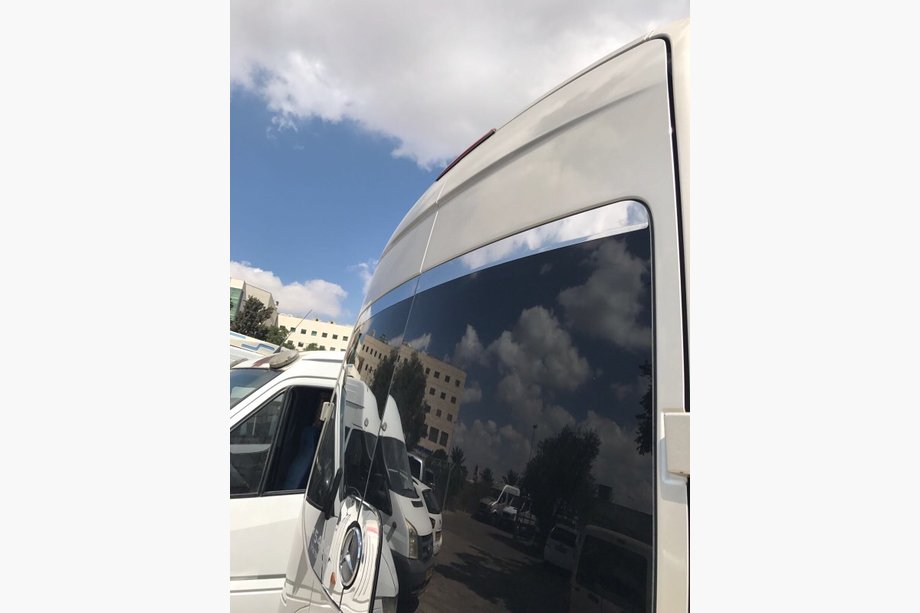 Mercedes Sprinter W906 2006–2018 Cornici Superiori Finestrini Acciaio Inox Foto 2