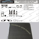 Mitsubishi Lancer X 2008- OFFERTA! Cover cruscotto effetto carbonio foto 1