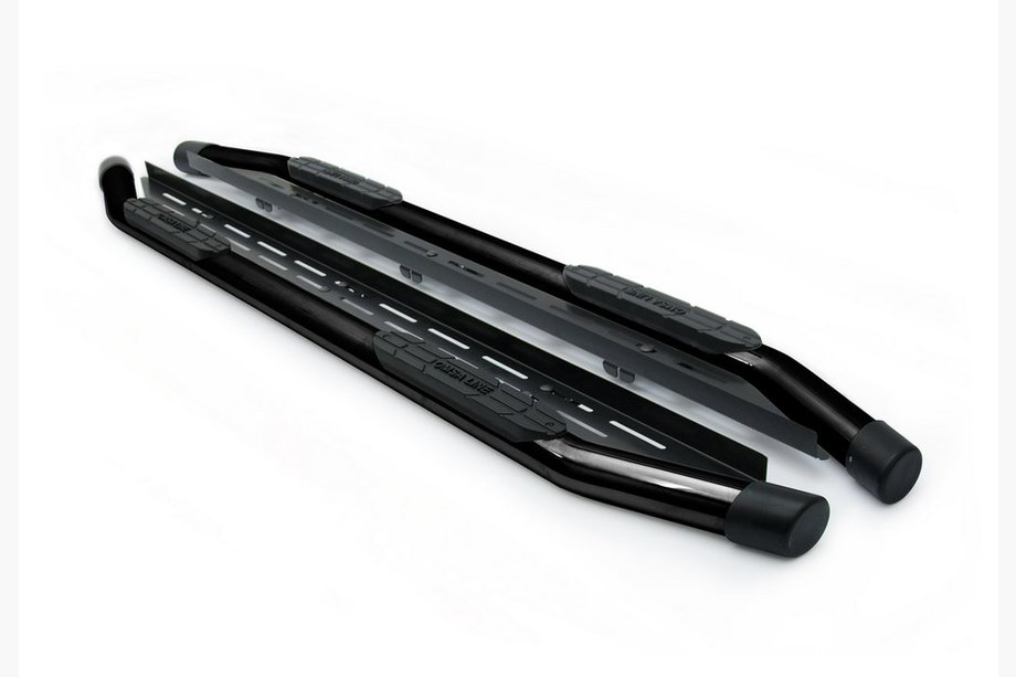 Toyota Hilux 2006-2015 Pedane Laterali Amazon Black (2 pz, nere) Foto 2