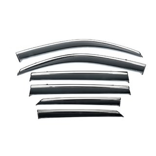 Deflettori finestrini con profilo cromato Niken Luxury (6 pz) Lexus GX460 2009-2023 foto 2