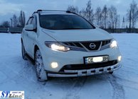 Nissan Murano 2008-2014 Protezione Anteriore ST015 (Acciaio Inox) foto 2
