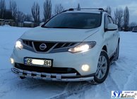 Nissan Murano 2008-2014 Protezione Anteriore ST015 (Acciaio Inox) foto 4
