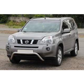 Protezione Anteriore WT007 (Acciaio Inox) Nissan X-trail T31 2007-2014 foto 1